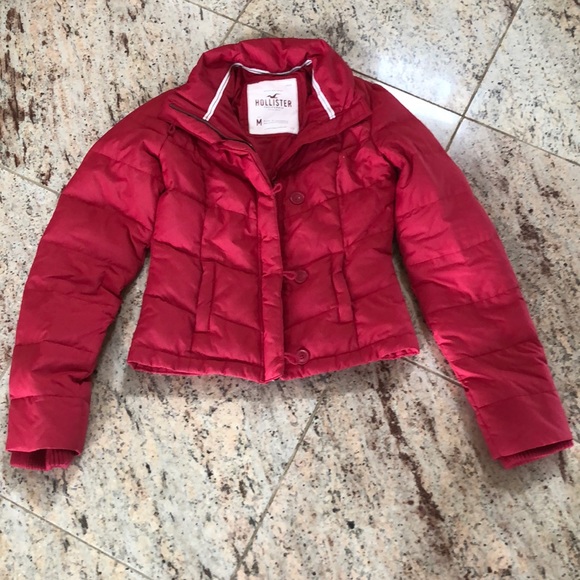 hollister heavy puffer jacket
